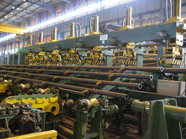 武威无缝钢管厂家生产线